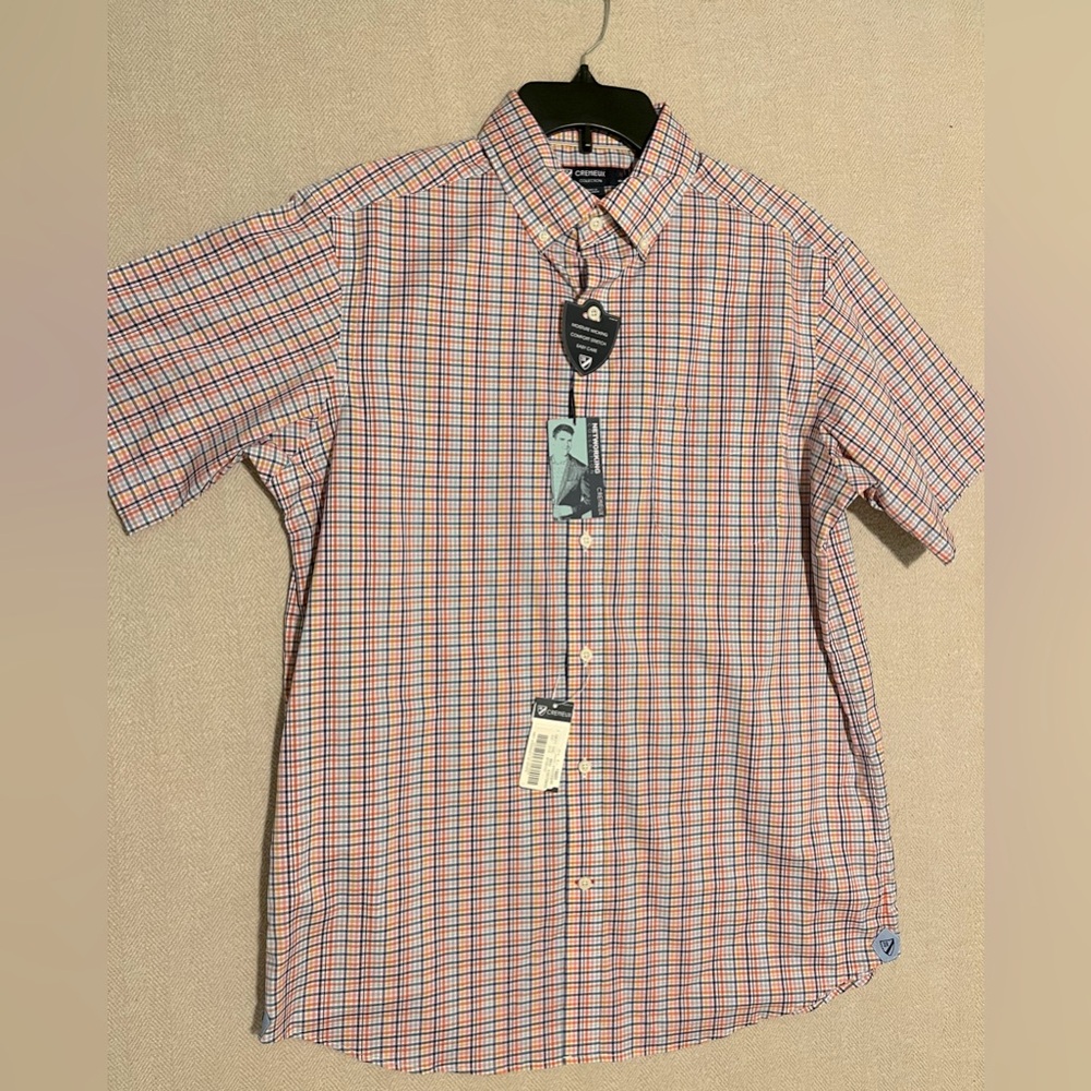 Daniel Cremieux | Networking Collection | Checked Short Sleeve Button-Down